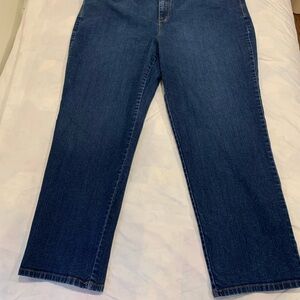 Gloria Vanderbilt Dark Blue Straight Leg Jeans